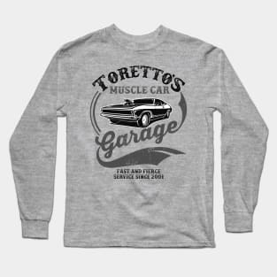 Toretto's Muscle Car Garage Lts Long Sleeve T-Shirt